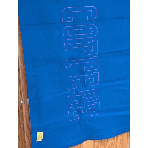 Hope College RARE 1950s Chipenco Banner Flag Chicago Pennant Company 31"x 67" - Picture 11 of 16